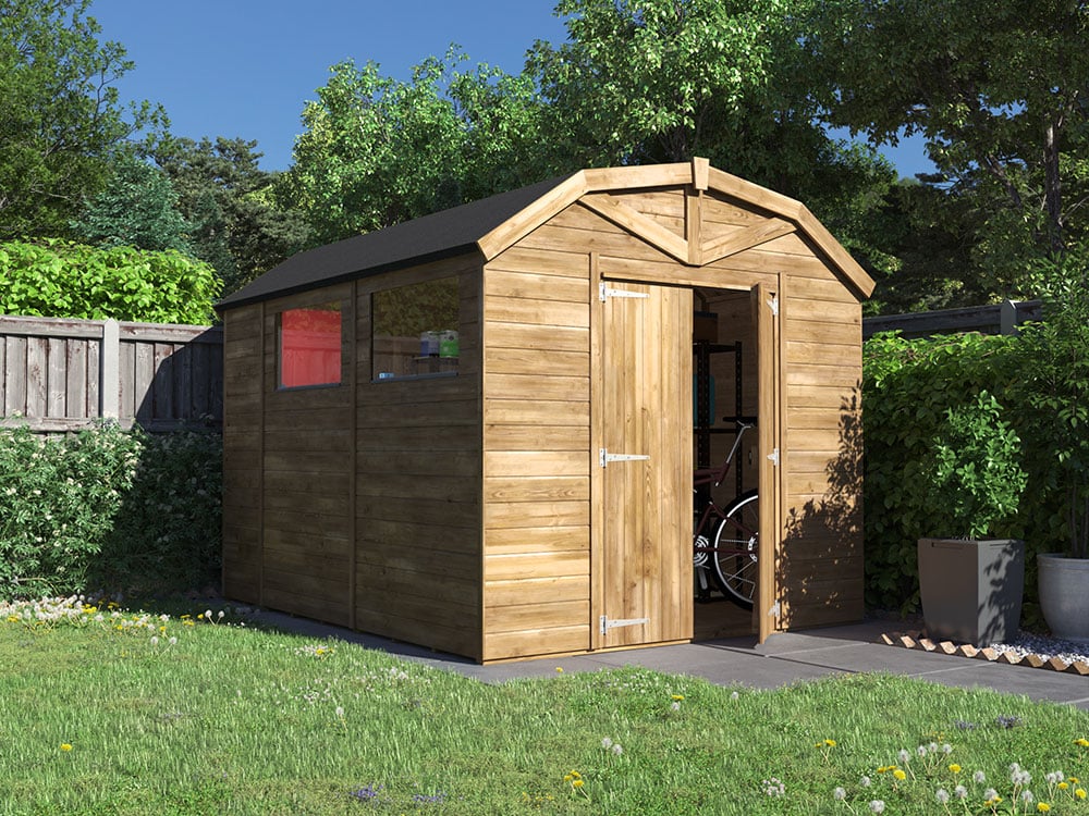 Dutch Barn Shed for Christmas