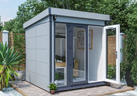 Dominator Composite Pent Garden Office – Solid