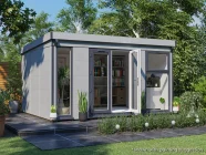 Dominator Composite Garden Office with Pent Roof 4.5m x 3.5m