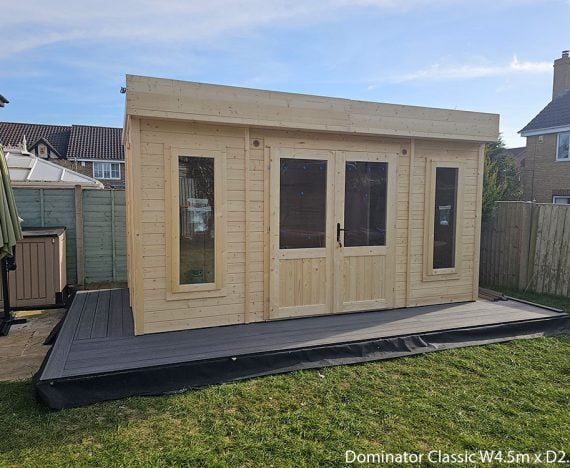 Dominator Classic Garden Office - unpainted