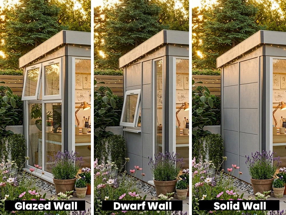 Dominator Composite Pent Garden Office – Dwarf | BuyGardenPods product image 7