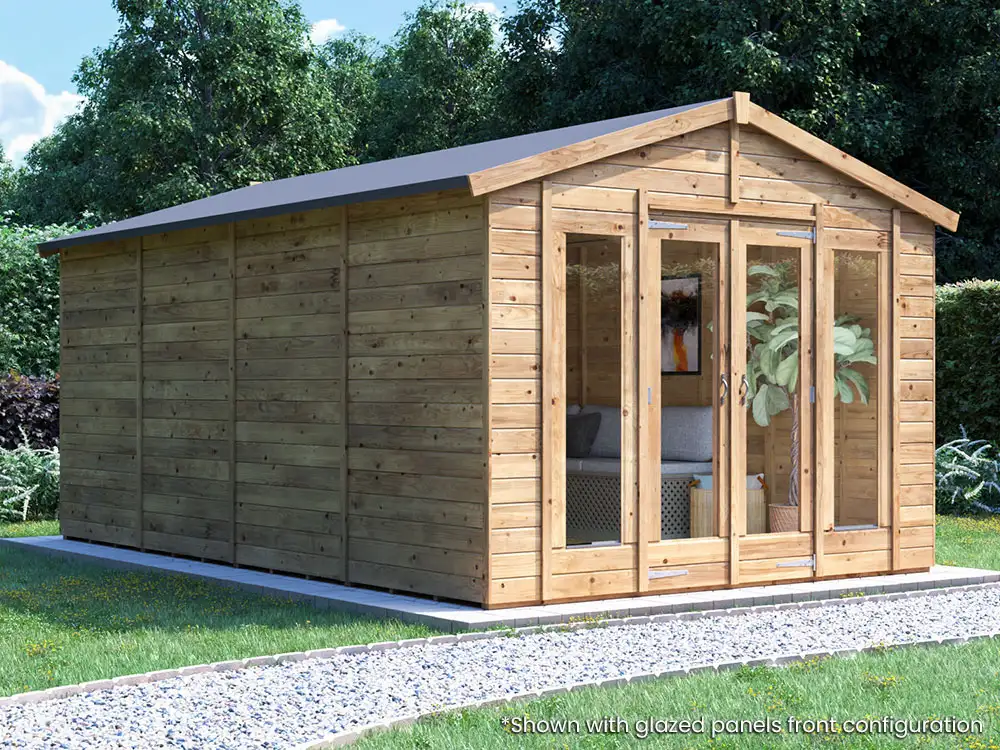 RagePanda Pressure Treated Summerhouse Open