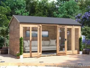 RagePanda Pressure Treated Summerhouse Open