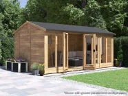 RagePanda Pressure Treated summerhouse Open