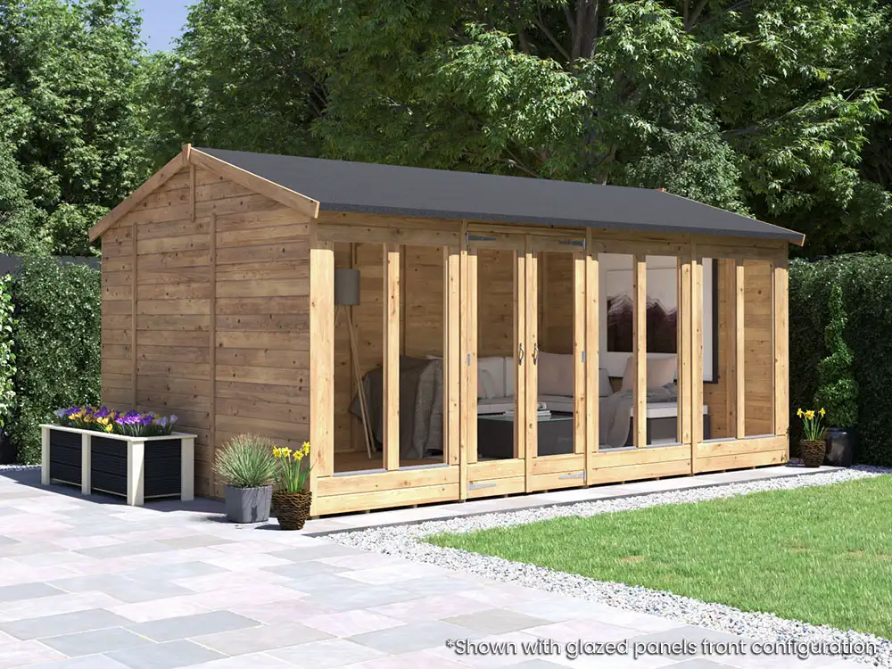 RagePanda Pressure Treated summerhouse Open