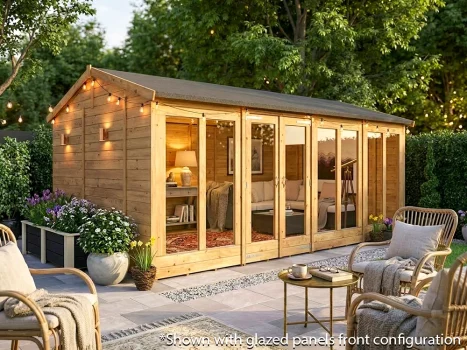 Pressure Treated RagePanda Modular Reverse Apex Summerhouse