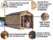 RagePanda summerhouse main features