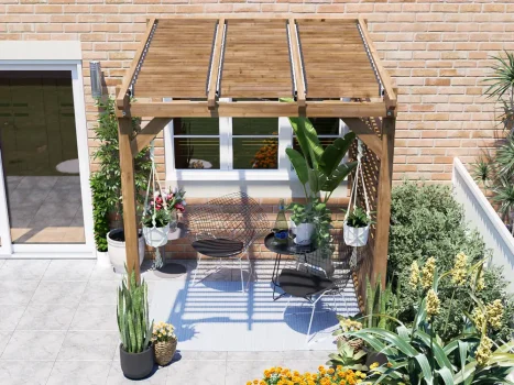 Brise Soleil With Privacy Panel