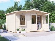 Severn 4m x 3m Log Cabin - Open Exterior