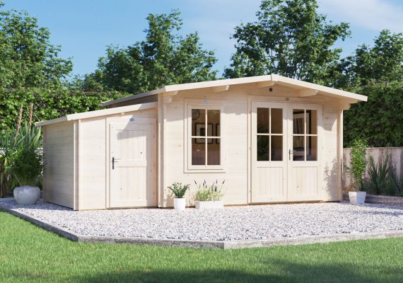 Rhine SideStore Log Cabin