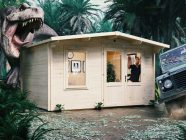 Severn log cabin 4m x 3m wacky dinosaur chase