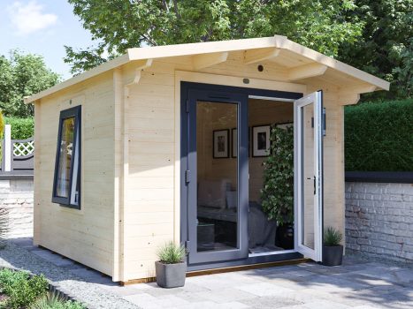 Severn with uPVC INSULATED Log Cabin