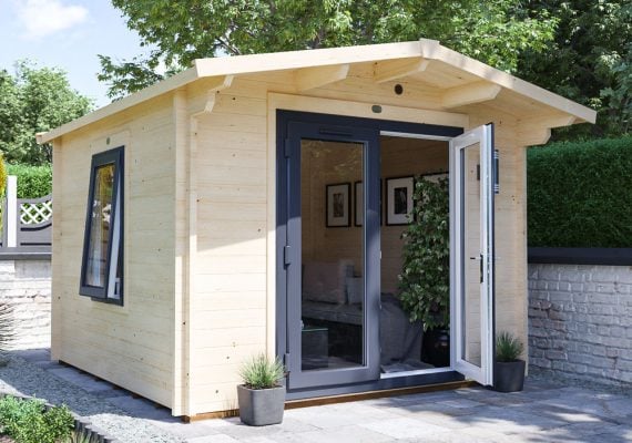 Avon with uPVC INSULATED Log Cabin