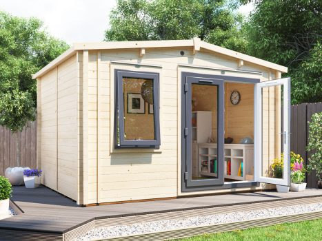 Severn with uPVC INSULATED Log Cabin