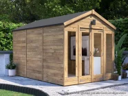 RagePanda Pressure Treated Summerhouse Closed