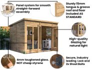 RagePanda summer house main features