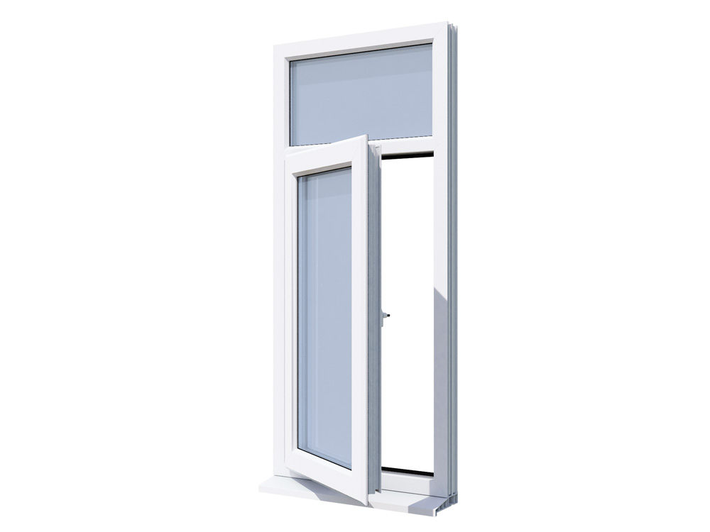 Open casement window