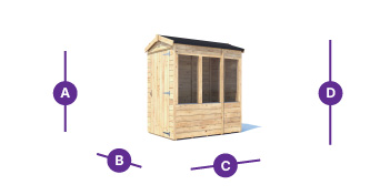 Apex Potting Shed 1812