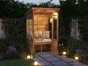 Apocallipo Pent Arbour Glazed Panels