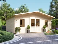6m x 5m Garden Log Cabin Summer House