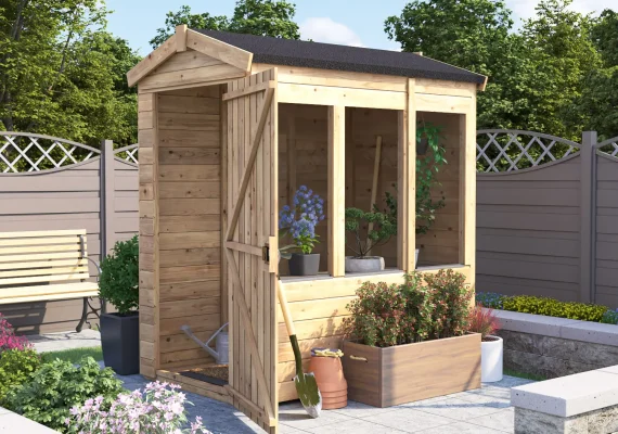 Overlord Modular Apex Potting Shed