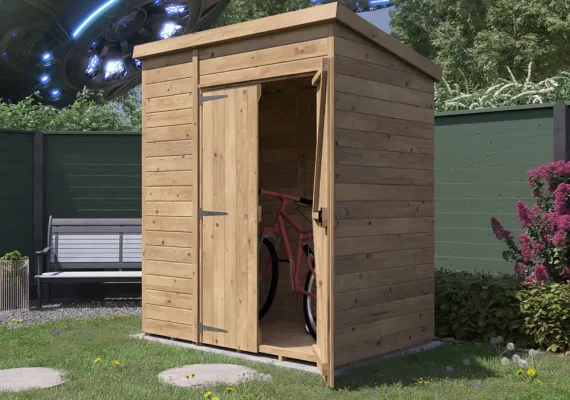 Overlord Modular Pent Shed