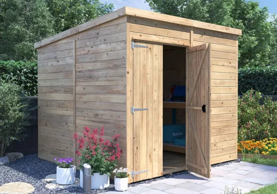Overlord Modular Pent Shed