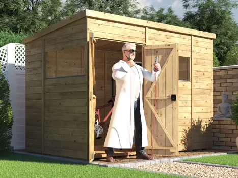 Overlord Modular Pent Shed