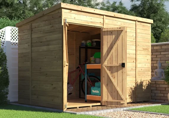 Overlord Modular Pent Shed