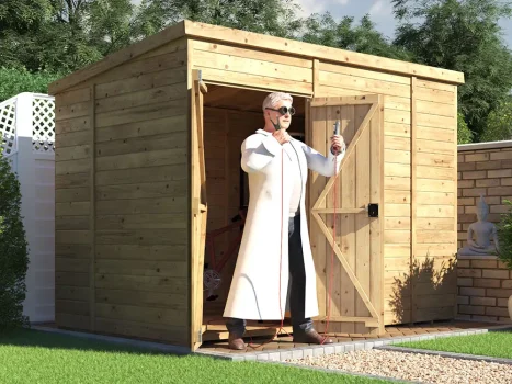 Overlord Modular Pent Shed