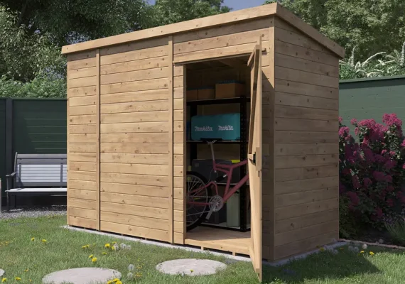 Overlord Modular Pent Shed