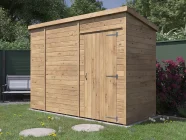 3m x 1.2m pent garden shed overlord