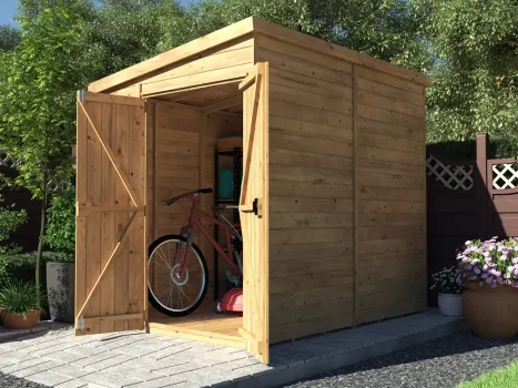 Overlord Modular Reverse Pent Shed