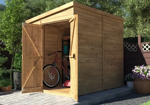 Overlord Modular Reverse Pent Shed