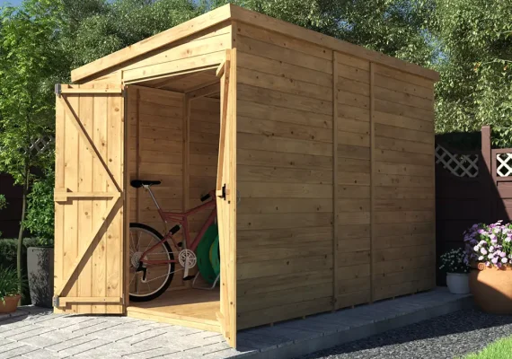 Overlord Modular Reverse Pent Shed