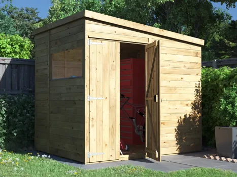 Overlord Modular Reverse Pent Shed