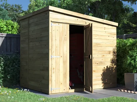 Overlord Modular Reverse Pent Shed
