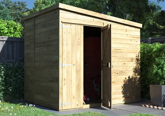 Overlord Modular Reverse Pent Shed