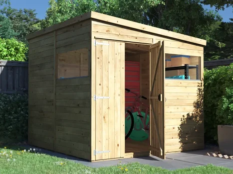 Overlord Modular Reverse Pent Shed