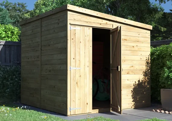 Overlord Modular Reverse Pent Shed