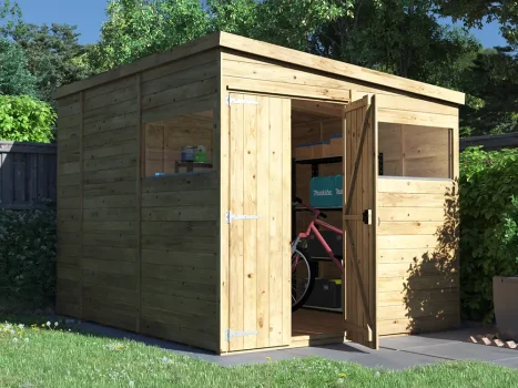 Overlord Modular Reverse Pent Shed