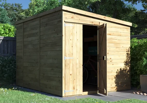 Overlord Modular Reverse Pent Shed
