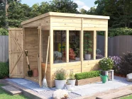 Overlord-Potting-Shed-2418-Pent-Open-Double door