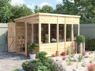 Overlord Potting Shed 3024 2430 Open Double Door - Cropped Thumbnail