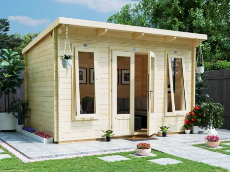 Terminator Pent Log Cabin
