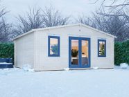 Insulated Log Cabin with uPVC Severn 6m x 5m Winter