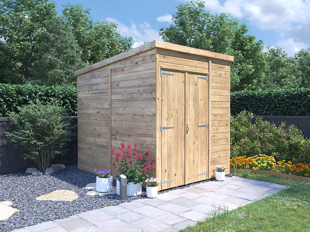 6 x 8 Wooden Sheds For Sale | Dunster House