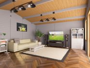 Insulated Log Cabin with uPVC Severn 6m x 5m Outdoor Living Room Interior