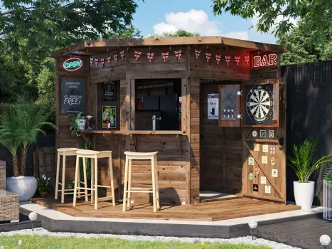 The Hangover Corner Garden Bar III Fully Loaded