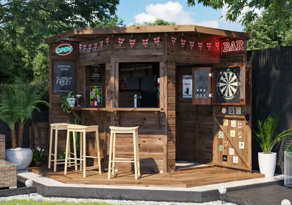 The Hangover Corner Garden Bar III Fully Loaded